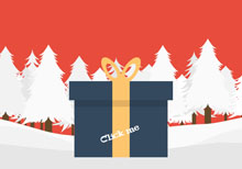 2013圣诞礼盒破裂HTML5特效