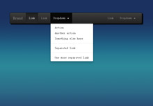 基于Bootstrap的CSS3菜单