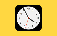 js+css3扁平化APP图标时钟动画