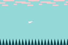 CSS3 SVG纸飞机飞行动画特效