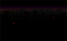 HTML5城市夜景动画特效
