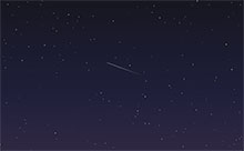 HTML5 SVG流星划过动画特效