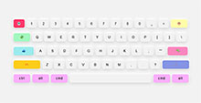 DIV CSS创意图标键盘样式特效