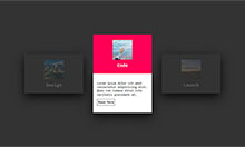 CSS3鼠标悬停卡片展开文字信息