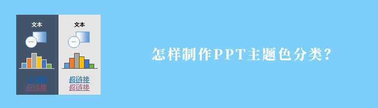 怎样制作PPT主题色分类？