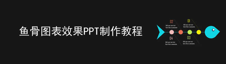 鱼骨图表效果PPT制作教程