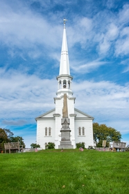 高清白色教堂建筑图片