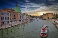 意大利威尼斯大运河图片