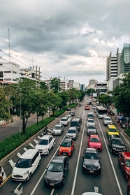 亚洲泰国曼谷堵车图片