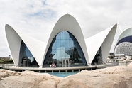 瓦伦西亚海洋馆建筑摄影图片