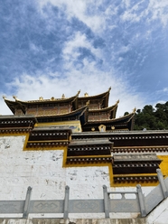西藏郎木寺建筑摄影图片