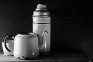 老式搪瓷水壶暖水瓶图片