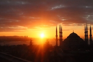 伊斯坦布尔城市日出图片