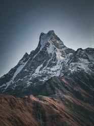 地质山脉雪域高山风光摄影图片