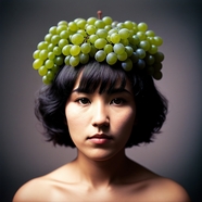 亚洲美女人像艺术写真摄影图片