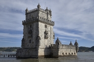 葡萄牙城堡建筑摄影图片
