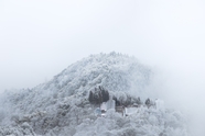 冬季武功山雪景图片