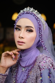 伊斯兰传统服饰美女写真图片
