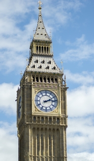 英国大本钟电子塔建筑摄影图片