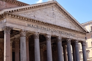 罗马万神殿建筑景观摄影图片