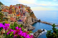 意大利五渔村风景摄影图片