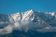 冬季喜马拉雅雪域高山摄影图片