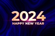 2024新年快乐背景图片素材