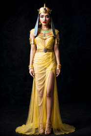 时尚高挑埃及美女写真摄影图片