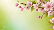 唯美清新春天花卉背景图片