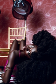 极致性感黑人美女模特人体写真艺术图片
