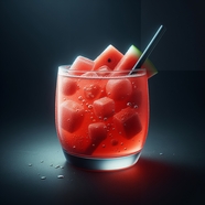 夏日西瓜果汁饮品摄影图片