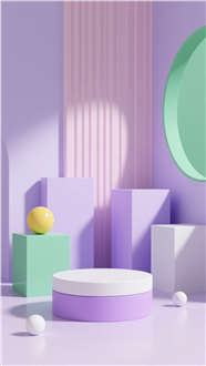 电商产品场景3D渲染图片