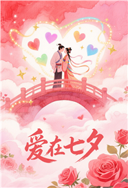 爱在七夕主题海报设计图片