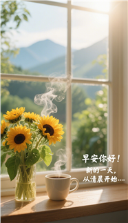 早安问候主题文字图片