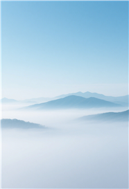 虚无缥缈云海背景图片