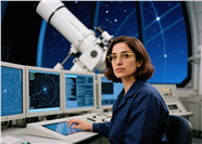 欧美天文科研工作者摄影图片