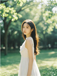 春天森氧风格丛林美女写真图片
