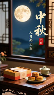 中式风格中秋节海报图片素材