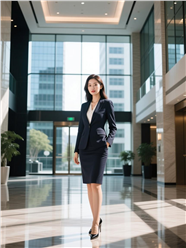 亚洲优雅知性商务美女摄影图片