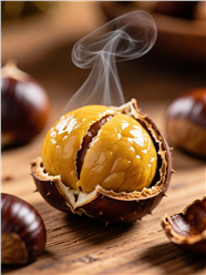 香喷喷糖炒栗子图片