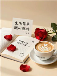 生活治愈系简单文字图片