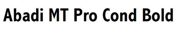 Abadi MT Pro Cond Bold