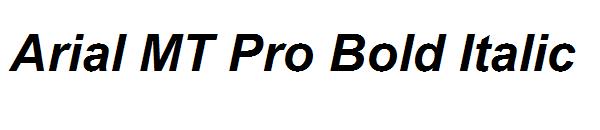 Arial MT Pro Bold Italic