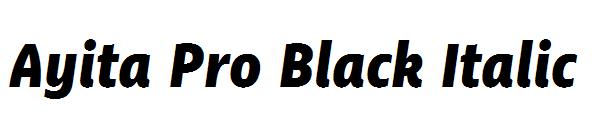 Ayita Pro Black Italic