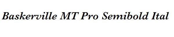 Baskerville MT Pro Semibold Ital