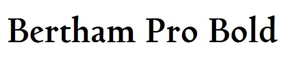 Bertham Pro Bold