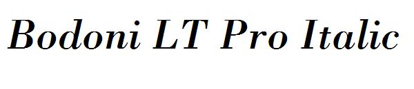 Bodoni LT Pro Italic