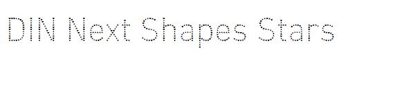 DIN Next Shapes Stars
