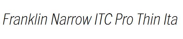 Franklin Narrow ITC Pro Thin Ita