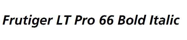 Frutiger LT Pro 66 Bold Italic
